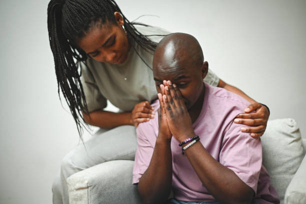 young woman comforting her friend